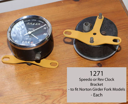 Girder Fork Speedo or Rev Clock Bracket